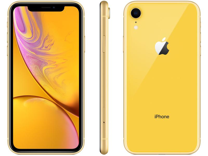 Apple iPhone XR 64GB イエロー 美品 Apple iPhone XR 64GB Amarelo Tela 6,1” 12MP iOS - iPhone